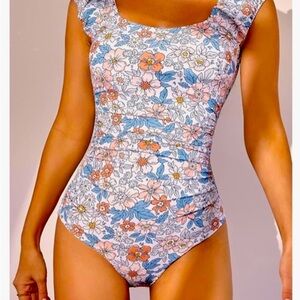 Floral One Piece Swimsuit